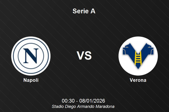 Nhận định Napoli vs Verona - Serie A: Sức mạnh tại Stadio Diego Armando Maradona