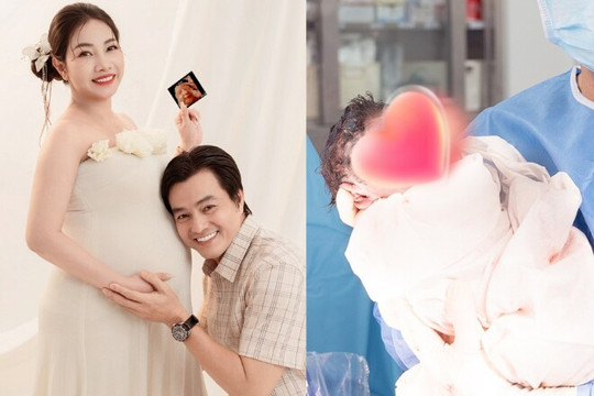 Diễn viên Cao Minh Đạt đón con đầu lòng sau 10 năm kết hôn