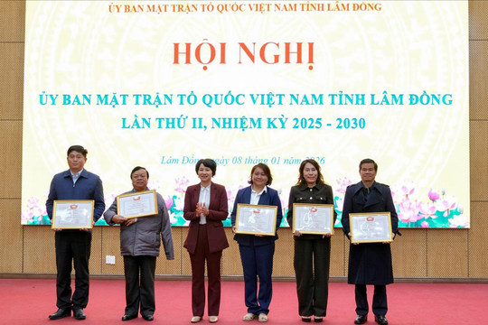 Lâm Đồng phát huy vai trò của Mặt trận trong thực hiện nhiệm vụ năm 2026