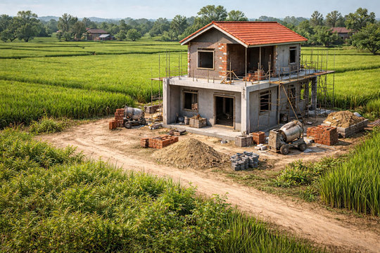 Mức xử phạt xây nhà trái phép trên đất nông nghiệp theo Nghị định 123/2024/NĐ-CP