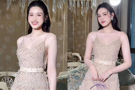 Hoa hậu Đỗ Thị Hà tái xuất sau đám cưới: Khoe nhan sắc quyến rũ và đôi chân 1m11