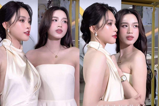 Hoa hậu Trần Tiểu Vy và Đỗ Thị Hà hội ngộ: Màn đọ sắc cực phẩm của hai nàng hậu