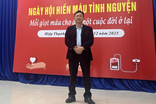 Người thầy 33 lần hiến máu cứu người
