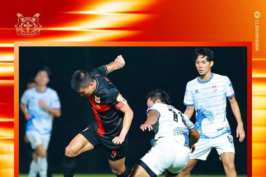 Trần Thành Trung ghi bàn giúp Ninh Bình FC đánh bại Albirex Niigata tại Singapore