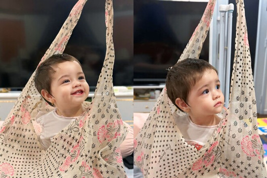 Bé Julia nhà Nhật Kim Anh gây ấn tượng với kiểu tóc tém và nét đẹp như búp bê Tây