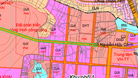 Quy hoạch các tuyến đường mới tại xã Tân Khai