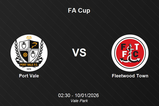 Nhận định Port Vale vs Fleetwood Town - Quyết đấu tại Vale Park