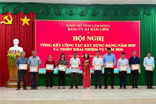 Hàm Liêm củng cố xây dựng Đảng, tạo nền tảng phát triển giai đoạn mới