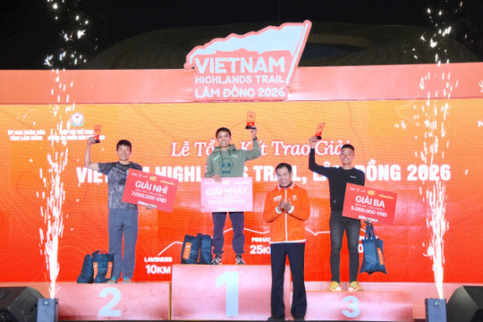 Bế mạc Vietnam Highlands Trail Hoa Sen Home Cup Lâm Đồng 2026