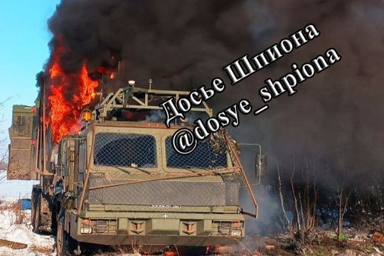 Ukraine phá hủy radar 50N6E của hệ thống phòng không S-350 Vityaz tại Donetsk