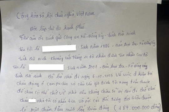 Công an xã Đồng Kỳ giải cứu nạn nhân sập bẫy việc nhẹ lương cao tại Campuchia