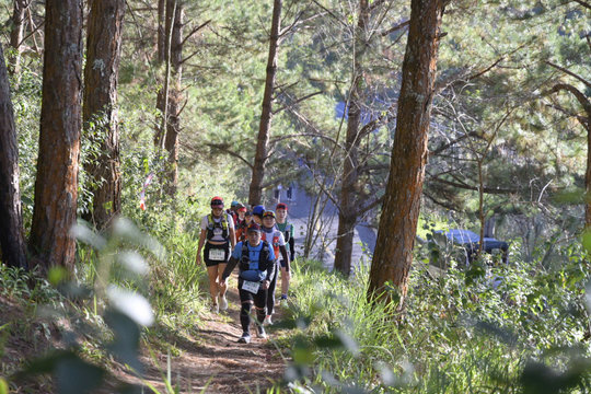 Hơn 1.000 vận động viên tham gia giải chạy bộ 50 km ở Lâm Đồng