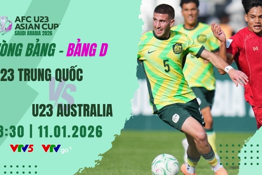 Lịch thi đấu U23 châu Á 2026 ngày 11/1: U23 Thái Lan đối đầu thử thách U23 Iraq