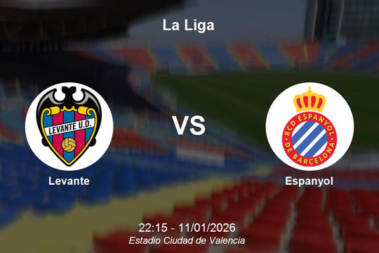 Nhận định Levante vs Espanyol - La Liga: Cơ hội vàng cho đội khách áp sát Top 4