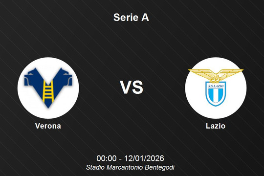 Nhận định Verona vs Lazio - Serie A: Cơ hội để Lazio bứt phá