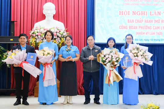 Công đoàn phường Cam Ly - Đà Lạt chăm lo người lao động