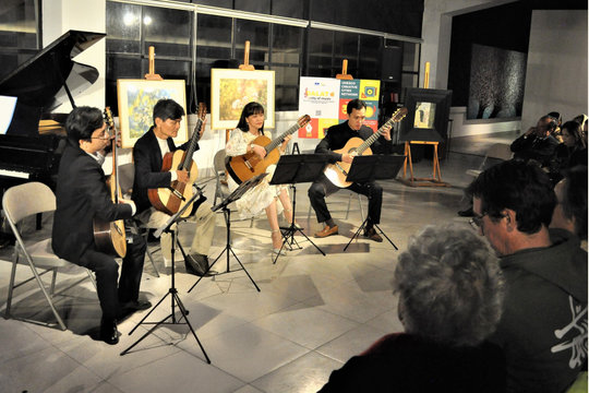 Khoa Guitar Nhạc viện TP Hồ Chí Minh hòa nhạc tại Đà Lạt