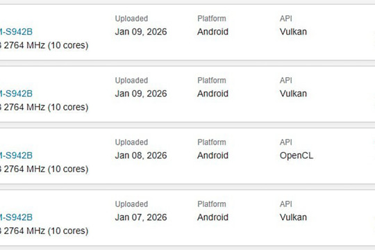 Galaxy S26 lộ hiệu năng GPU trên Geekbench: Exynos 2600 đuổi sát Snapdragon 8 Elite
