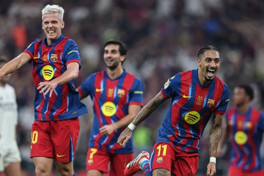 Barcelona hạ Real Madrid 3-2 giành Siêu cúp: Hansi Flick khẳng định vị thế