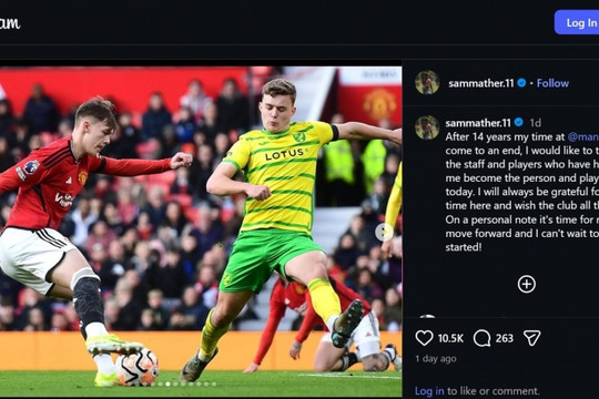 MU chính thức chia tay tiền đạo Sam Mather: Kết thúc hành trình 14 năm gắn bó tại Old Trafford