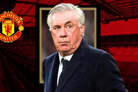 Manchester United bất ngờ nhắm Carlo Ancelotti dẫn dắt cuộc đại tu tại Old Trafford