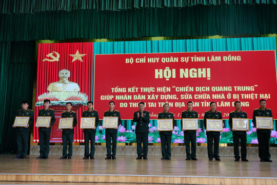 Bộ Chỉ huy quân sự Lâm Đồng hoàn thành thắng lợi “Chiến dịch Quang Trung”