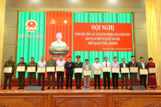 Lâm Đồng triển khai Phong trào toàn dân bảo vệ an ninh Tổ quốc năm 2026
