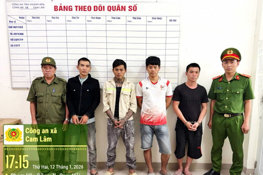 Khánh Hòa: Triệt phá nhóm tổ chức sử dụng và cung cấp ma túy trong nhà thuê