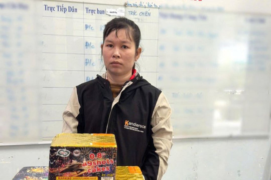 Khánh Hòa: Bắt quả tang đối tượng vận chuyển 22,5kg pháo nổ trái phép