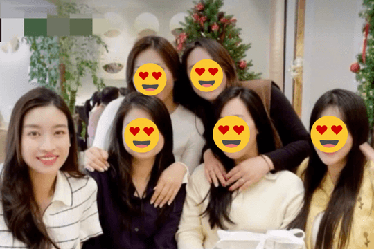Hoa hậu Đỗ Mỹ Linh xuất hiện với gương mặt tròn trịa giữa tin đồn mang thai lần hai