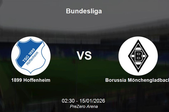 Nhận định 1899 Hoffenheim vs Borussia Mönchengladbach - Bundesliga