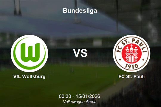 Nhận định VfL Wolfsburg vs FC St. Pauli - Bundesliga: Quyết đấu tại Volkswagen Arena