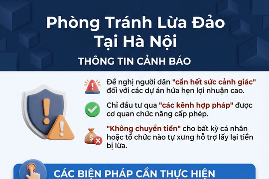 Cảnh báo thủ đoạn lừa đảo đầu tư khiến một phụ nữ tại Hà Nội mất hơn 8 tỷ đồng