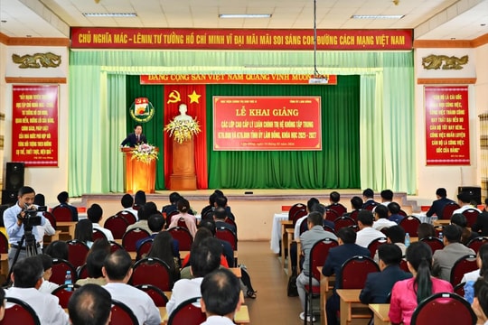 Bồi dưỡng cao cấp lý luận chính trị cho đội ngũ cán bộ Lâm Đồng