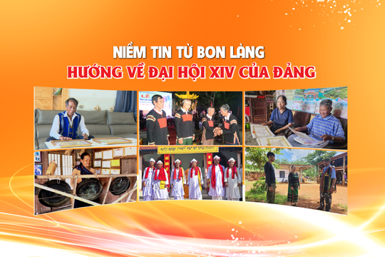 Niềm tin từ bon làng hướng về Đại hội XIV của Đảng
