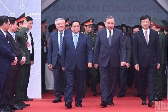 Tổng Bí thư Tô Lâm dự lễ khởi công Nhà máy Chế tạo chip bán dẫn công nghệ cao