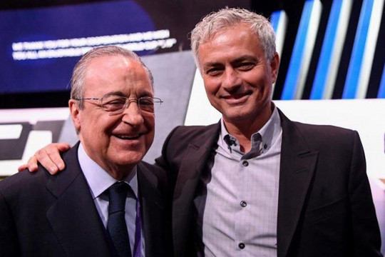 Chủ tịch Florentino Perez muốn đưa Jose Mourinho trở lại dẫn dắt Real Madrid