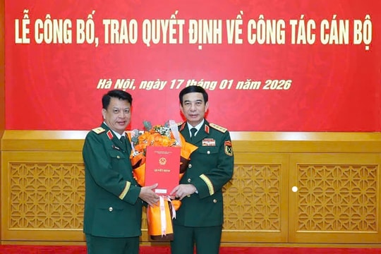 Chỉ huy trưởng Bộ CHQS tỉnh Lâm Đồng được phong quân hàm Thiếu tướng