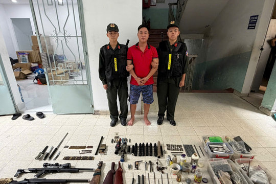 Công an TP Hồ Chí Minh triệt phá đường dây mua bán vũ khí quân dụng quy mô lớn