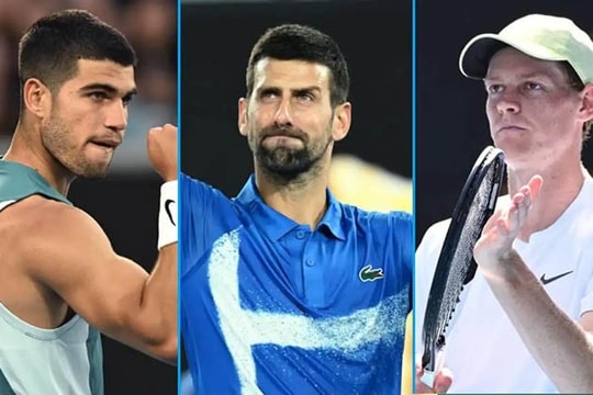 Djokovic đe dọa vị thế Alcaraz và Sinner, Australian Open biến động trước giờ G