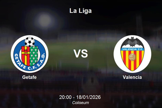 Nhận định Getafe vs Valencia - La Liga: Cuộc chiến trụ hạng căng thẳng tại Coliseum
