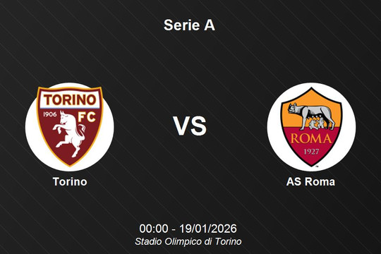 Nhận định Torino vs AS Roma - Serie A