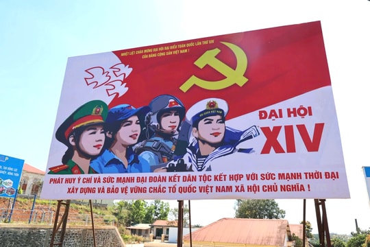 Xã biên giới Tuy Ðức hân hoan hướng về Ðại hội lần thứ XIV của Ðảng