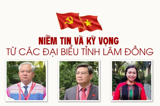 Niềm tin và kỳ vọng từ các đại biểu tỉnh Lâm Đồng