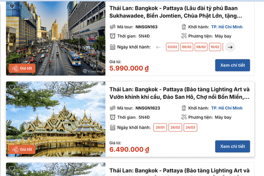 Tour Tết 2026 đi Thái Lan và Singapore: Cập nhật giá và xu hướng mới nhất