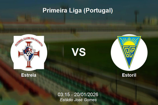 Nhận định Estrela vs Estoril - Primeira Liga: Cuộc chiến cân bằng tại Estádio José Gomes