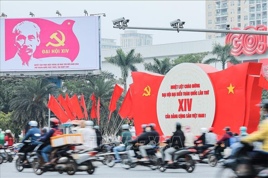 Hà Nội rực rỡ cờ hoa, hân hoan chào đón sự kiện chính trị trọng đại của đất nước
