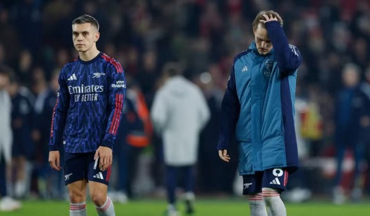 Arsenal sảy chân trước Nottingham: Martin Odegaard và Gabriel Jesus gây thất vọng lớn