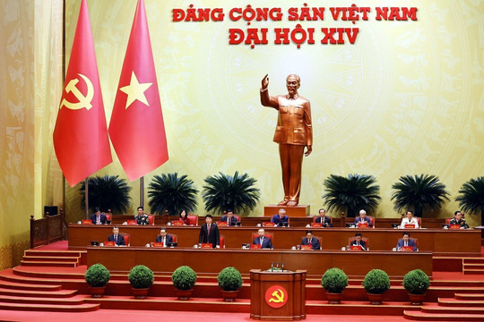 Thông cáo báo chí về ngày làm việc thứ hai Đại hội đại biểu toàn quốc lần thứ XIV của Đảng