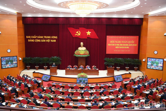 Công tác phòng, chống tham nhũng, lãng phí, tiêu cực phải tiếp tục đổi mới tư duy, nhận thức, cách nghĩ, cách làm